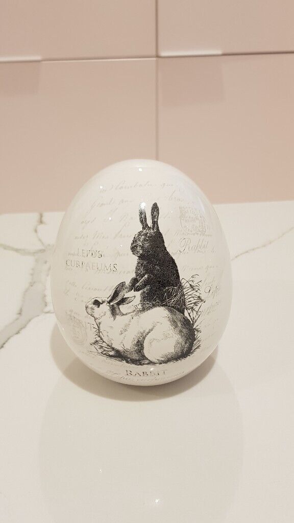 image for Egg Shaped Bunny Ornament 