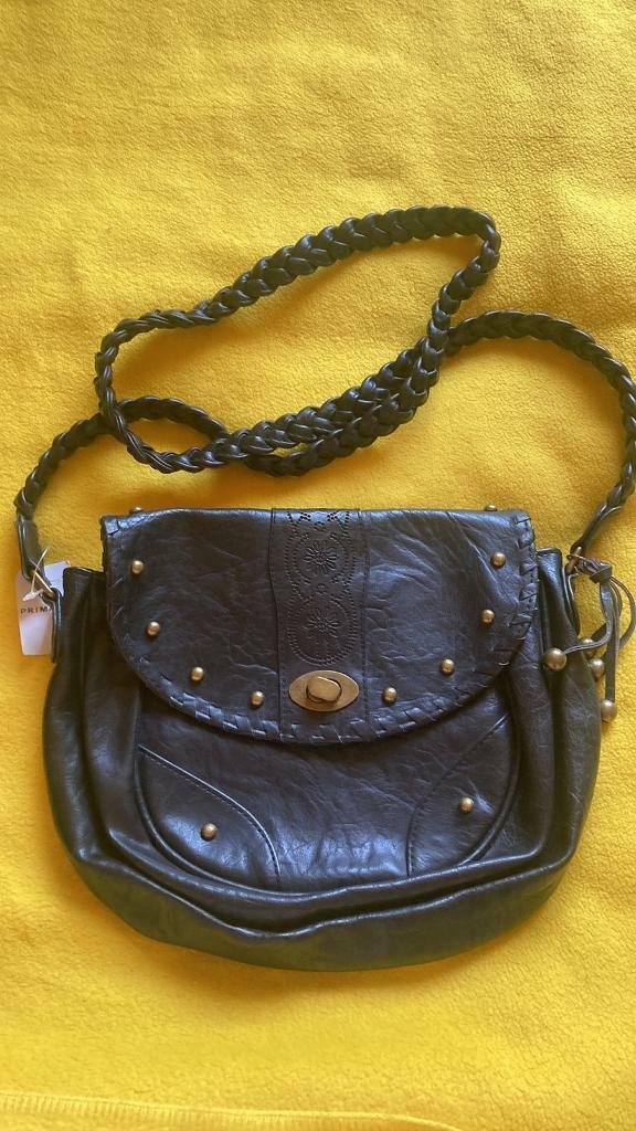 image for Ladies black fancy Primark handbag