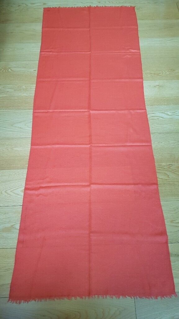 Orange cashmere Malo scarf