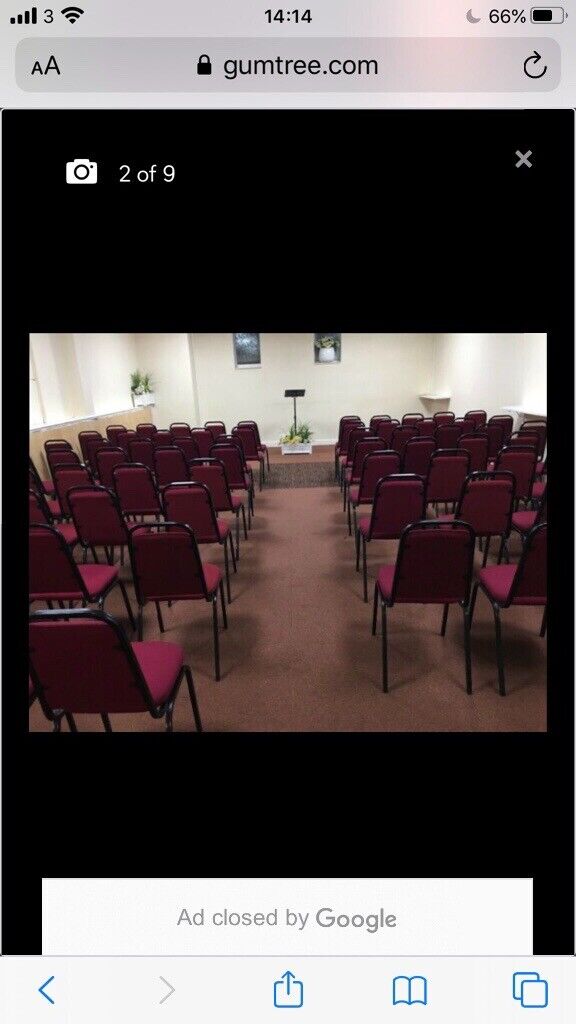 EVENTS/CHURCH D1/F1/D2/F2 HALL 200-300 SEATER TO RENT in ERITH TO LET-SHARED USE AT £995 PER MONTH 