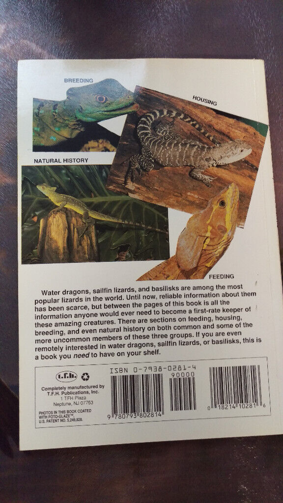 Reptile Care Books Lizard Tarantula