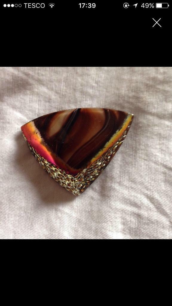 image for Brown coloured brooch 