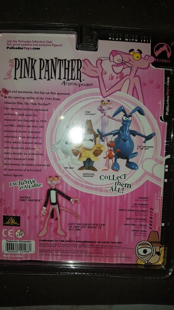 PINK PANTHER AND INSPECTOR CLOUSEAU PALISADES FIGURES (BRAND NEW IN SEALED PACK) *PRICE REDUCED*