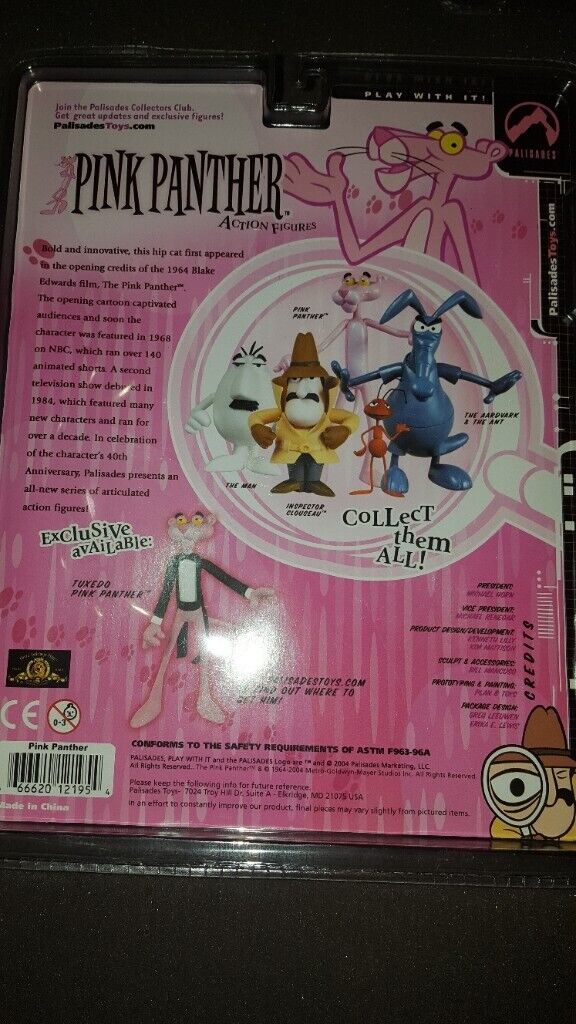 PINK PANTHER AND INSPECTOR CLOUSEAU PALISADES FIGURES (BRAND NEW IN SEALED PACK) *PRICE REDUCED*