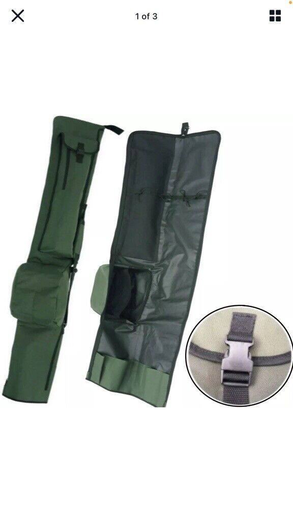 image for Carp fishing rod hold-all 3 made up rods 3 unmade 