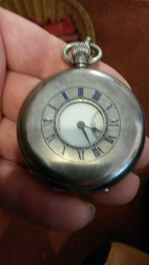image for Benson silver Pocket watch * Works well * family heirloom *offers*