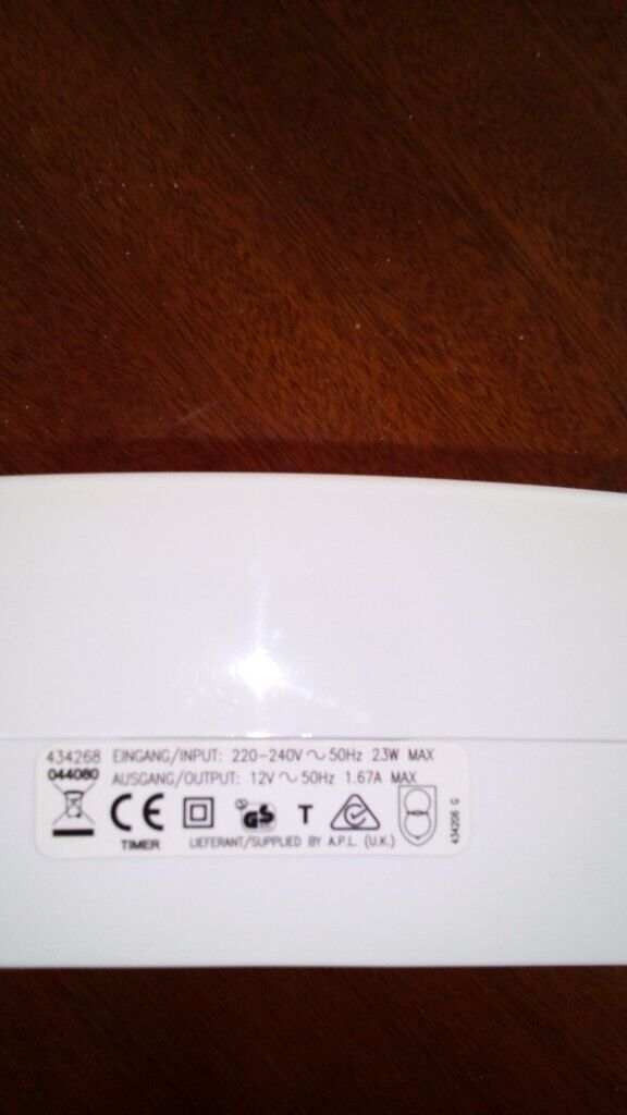Manrose Remote 12 Transformer for low voltage fans Type T12T Timer Model