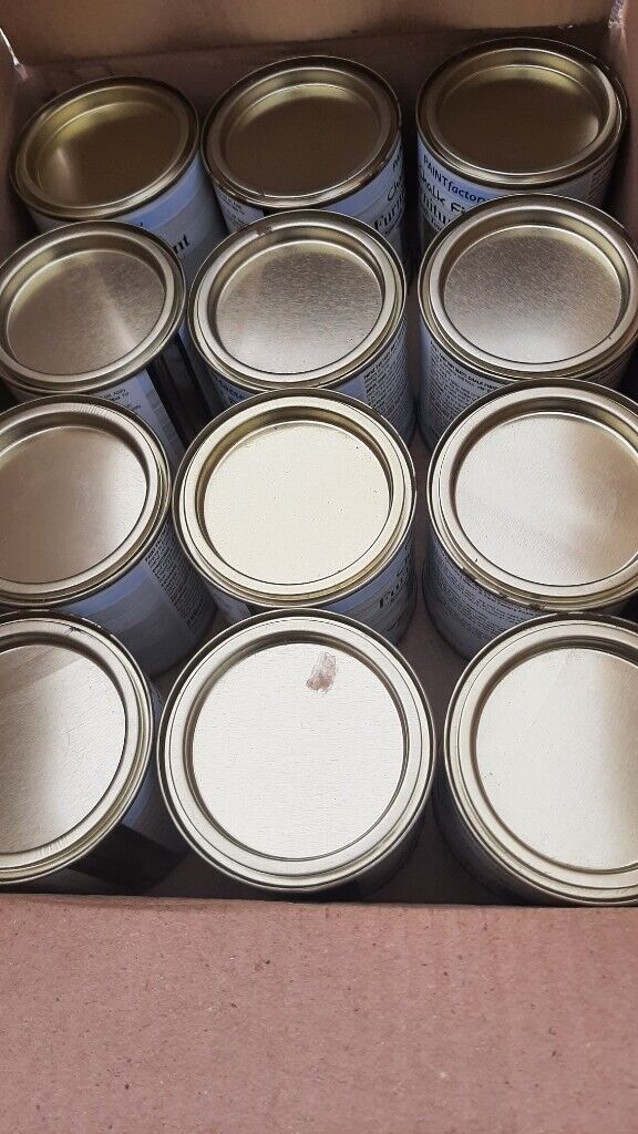 Egg shell blue paint x 48 tins