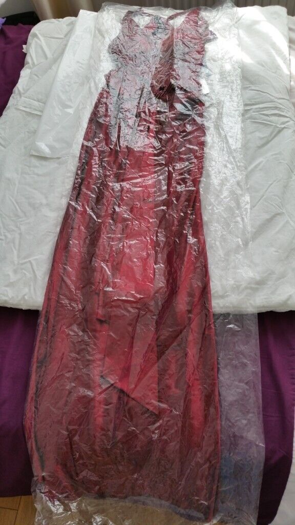 Elegant Dress, Red Colour (Size 10/12) - Brand New