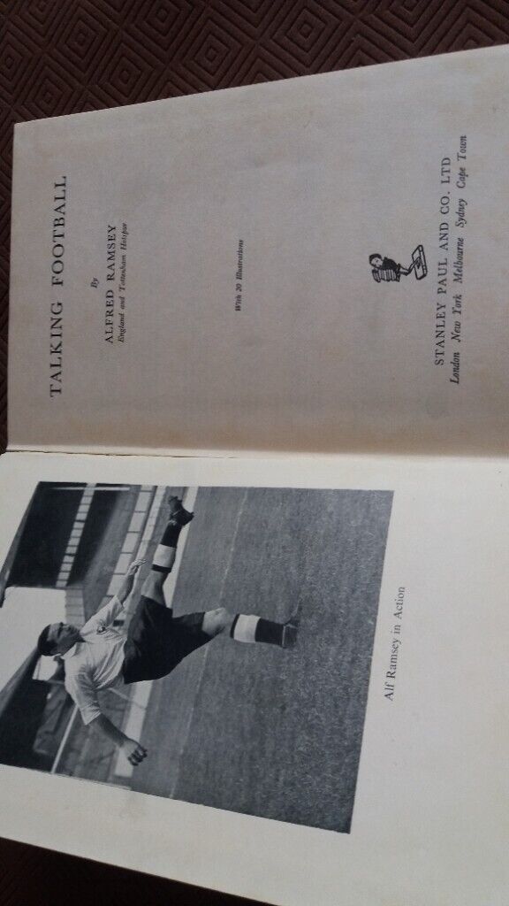 image for TALKING FOOTBALL BY ALF RAMSEY