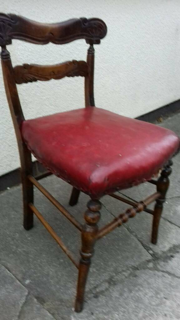 2 x Victorian chairs