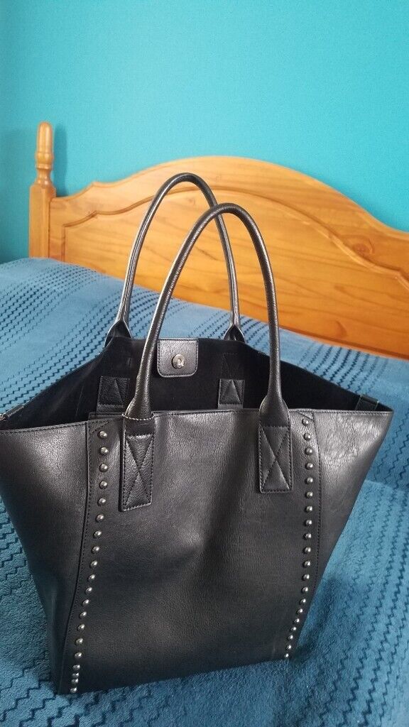 Clarks black faux leather handbag, Excellent condition   £5