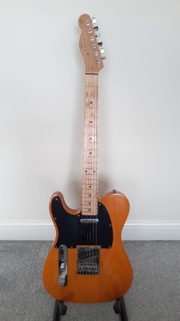 Fender squier telecaster left handed guitar