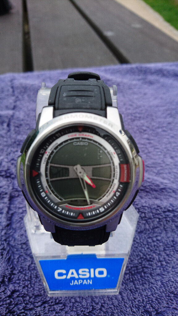 image for CASIO AGF-100W-7BVEF Mans Wristwatch. NEW/UNWORN.