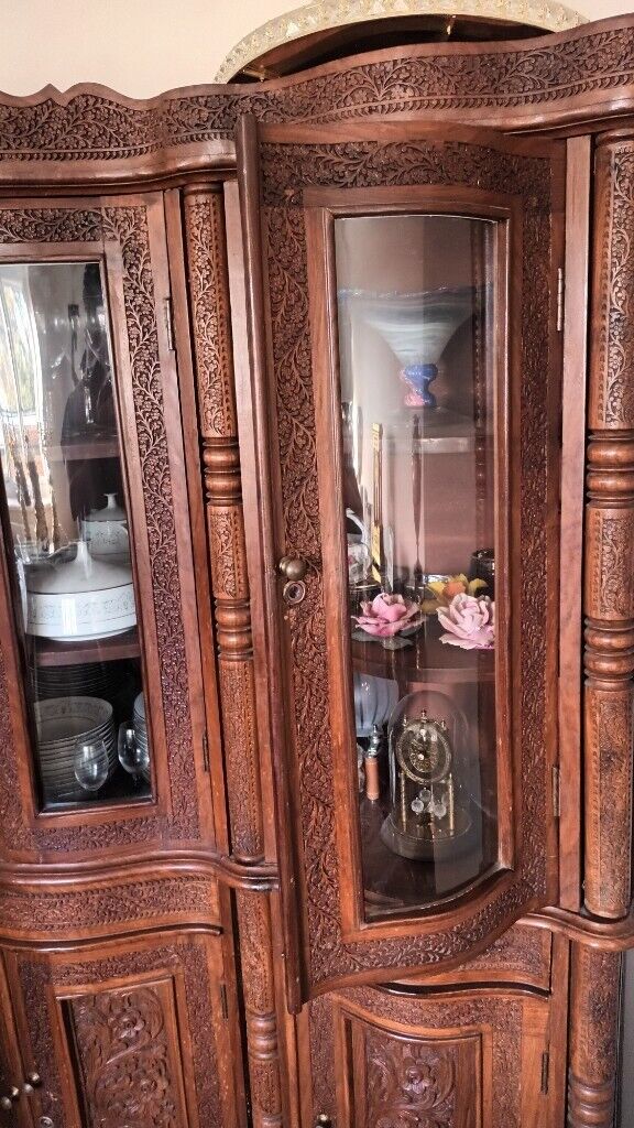 A BEAUTIFUL CARVED SIDEBOARD