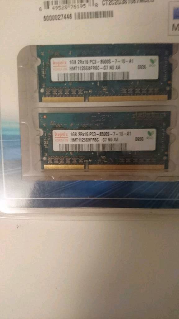 LAPTOP MEMORY 2 GB