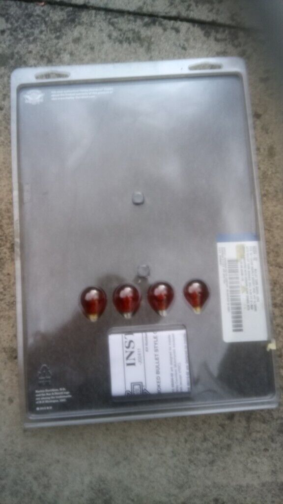 Genuine Harley Davidson Smoked Motorcycle Indicator Lenses 