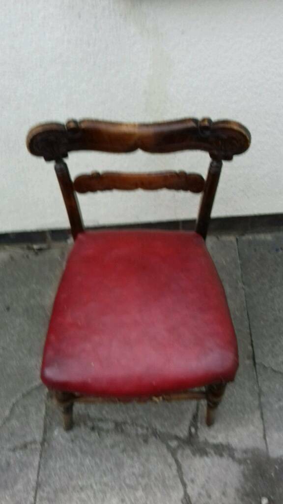 2 x Victorian chairs