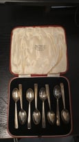 BOXED SILVER SPOON SET