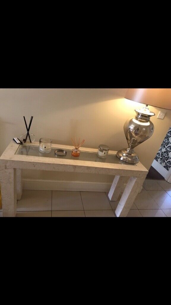 image for Marble effect console 