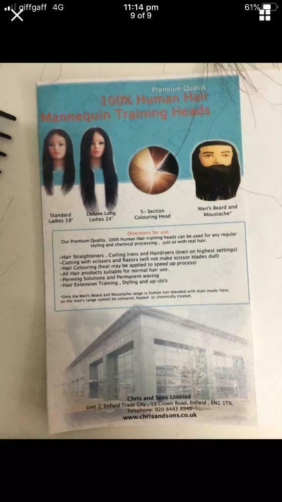 Chris &sons make mannequin head 