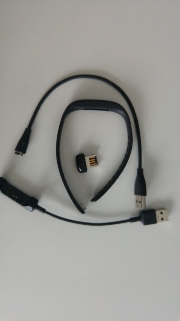 image for OEM Fitbit FB150 Sync USB Wireless Dongle Receiver, charger lead and fitbit strap 