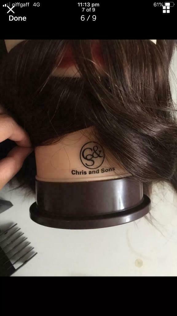 Chris &sons make mannequin head 