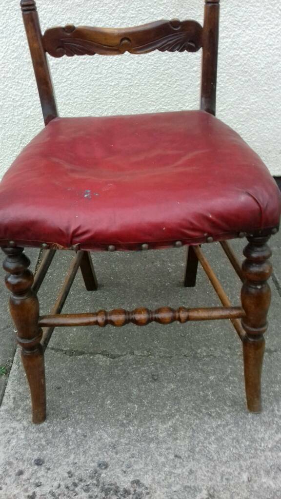 2 x Victorian chairs