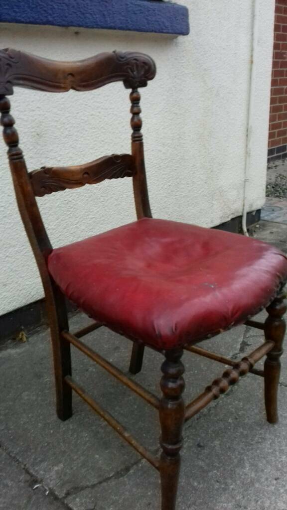 2 x Victorian chairs