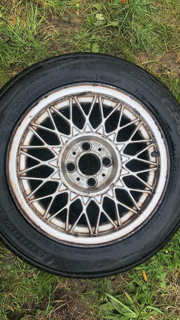 image for Single Original BMW E30 BBS 15” 7J 4x100 et24 alloy wheel