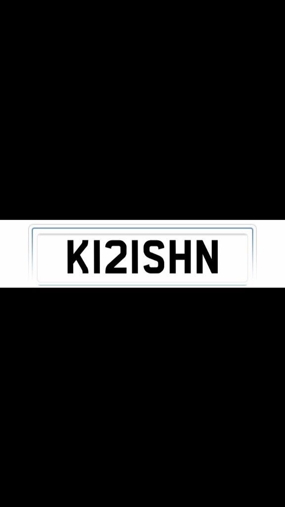 Private plate. KRISHAN / KRISHNA / KRISH