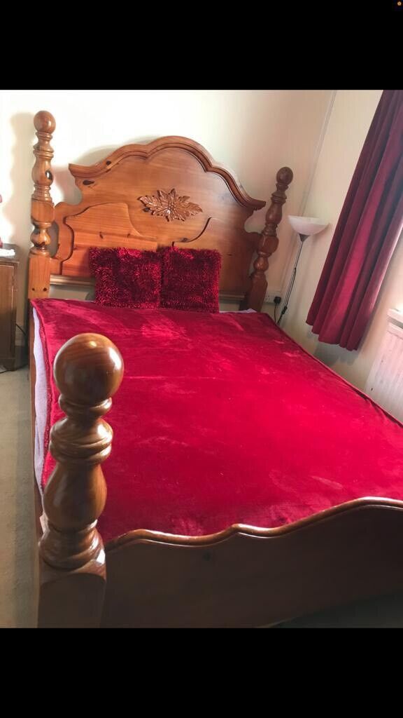 image for Bed , bed side table, cabinet, mirror dressing cabinet 