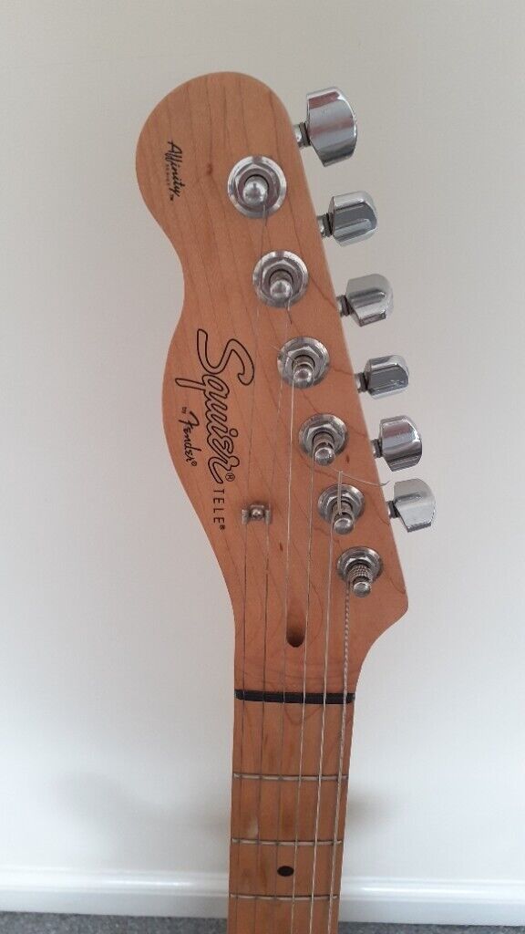 Fender squier telecaster left handed guitar