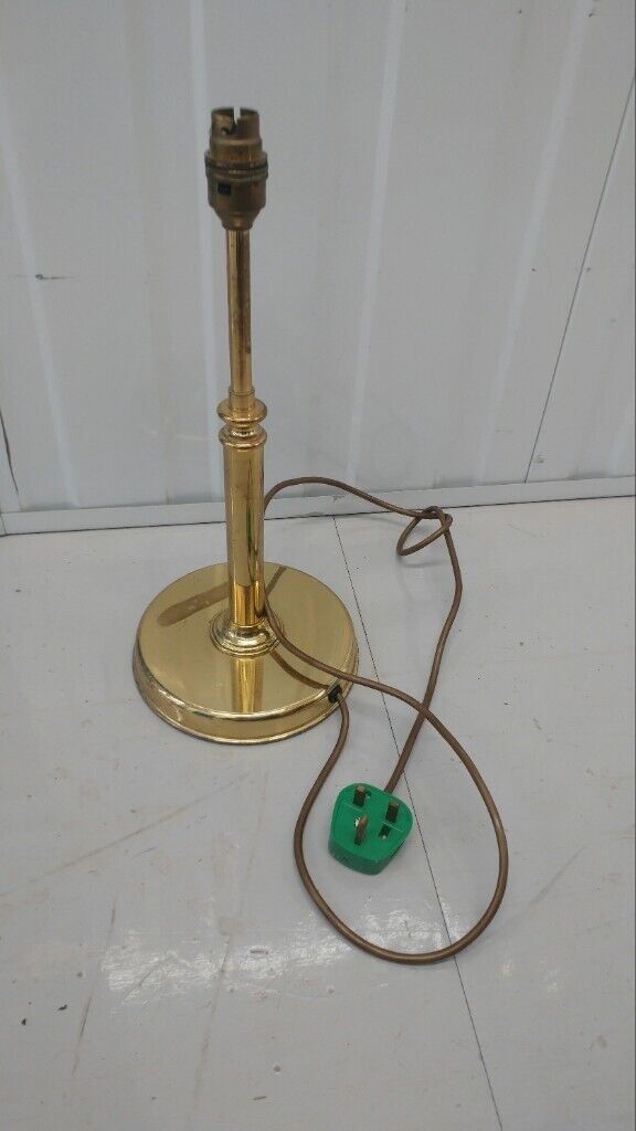 image for Gold lamp stand table light - bed, dining room, living room christmas, xmas, gift, present,