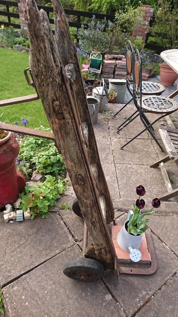 image for Antique/vintage oak sack barrow ideal garden feature