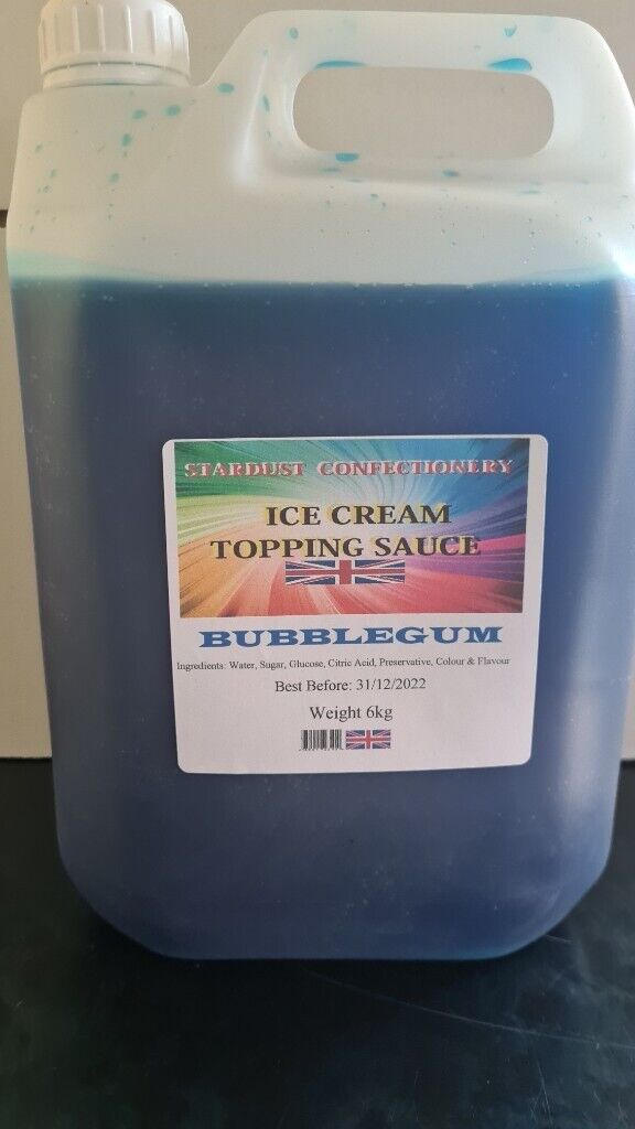 image for 6 kg Ice cream Topping sauce Bubblegum flavour 