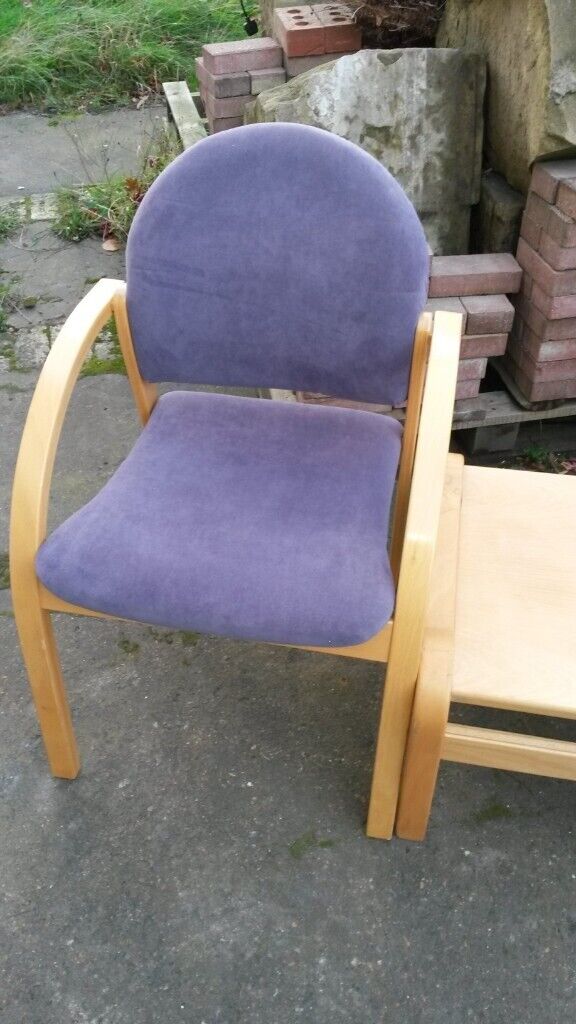 reception chairs and table