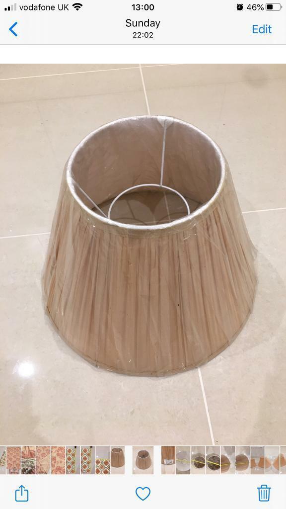 image for Brand new in packaging 16” silk lampshade 