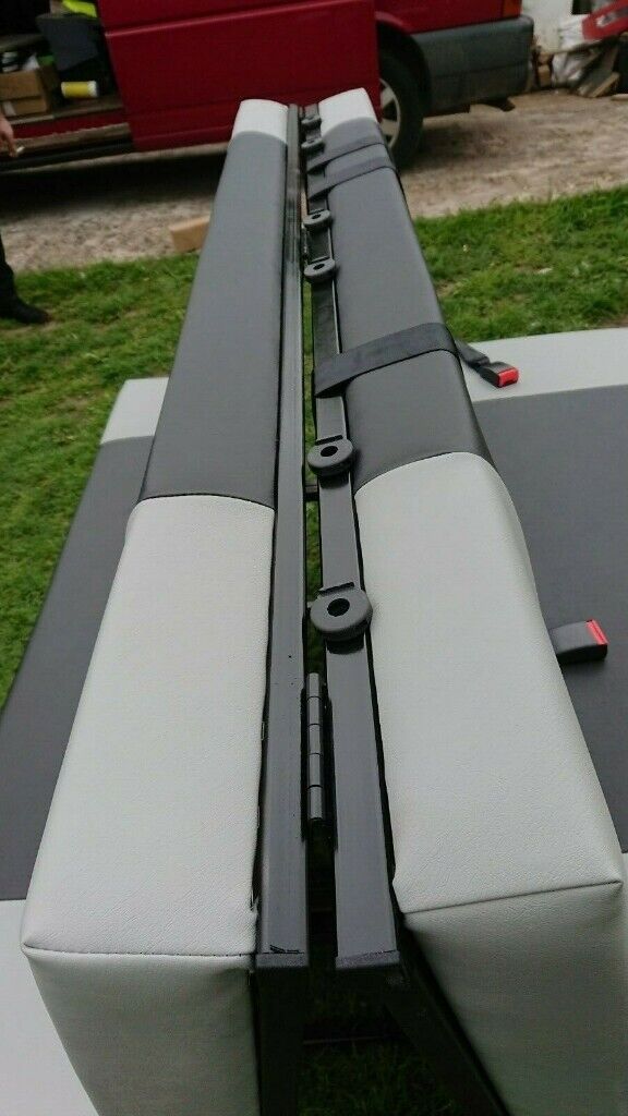 3 Seater full width Rock And Roll Bed/Seat VW T4, T5, T6, Vivaro, Transit, Bongo