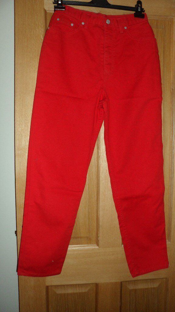 image for UNWORN RED JEAN'S/TROUSER'S SIZE 14