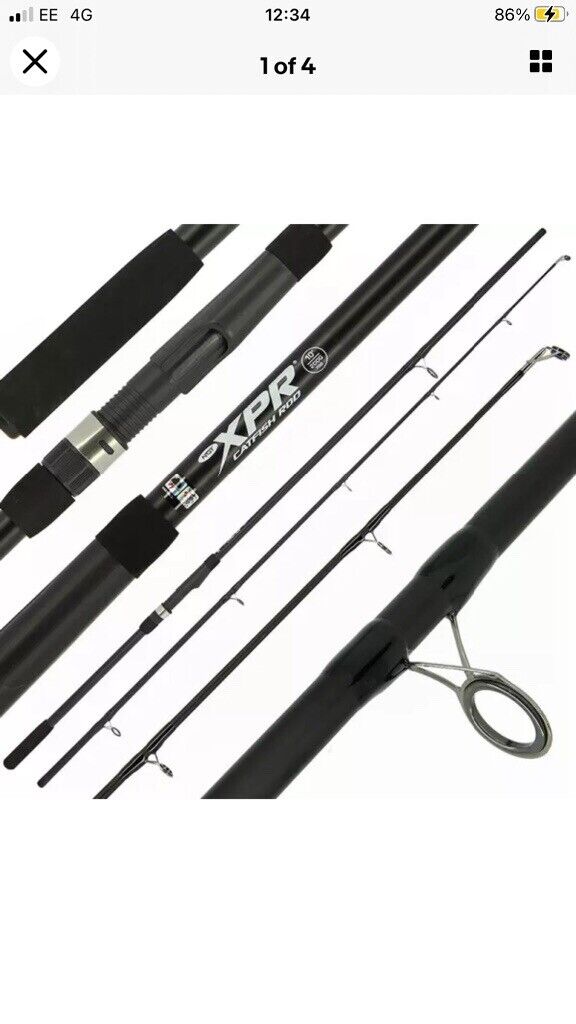 image for Brand new 2 x 10 foot catfish fishing rods for sale 