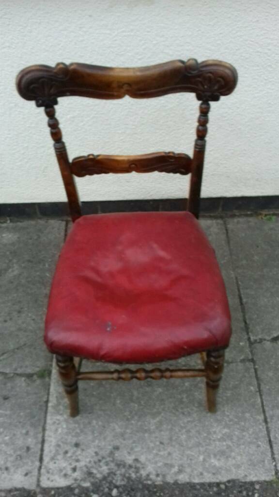 2 x Victorian chairs
