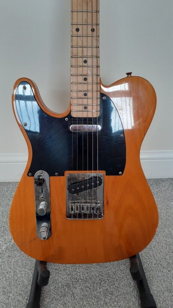 Fender squier telecaster left handed guitar