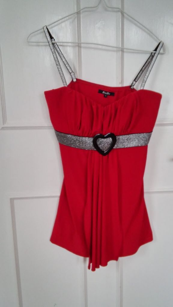 image for Stella Bright Red Top Uk Size L