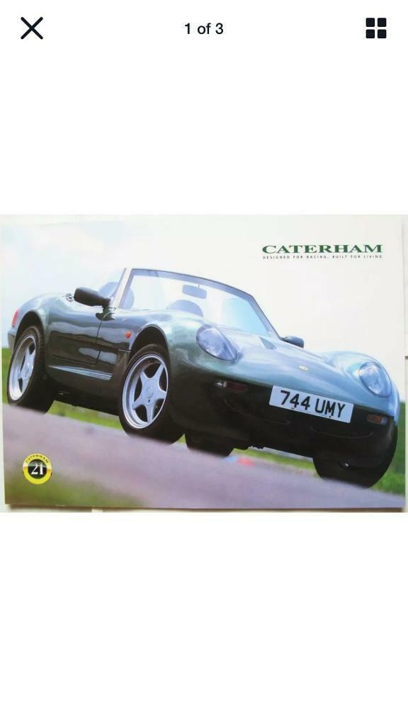 image for Caterham 21 brochures the very rare one!