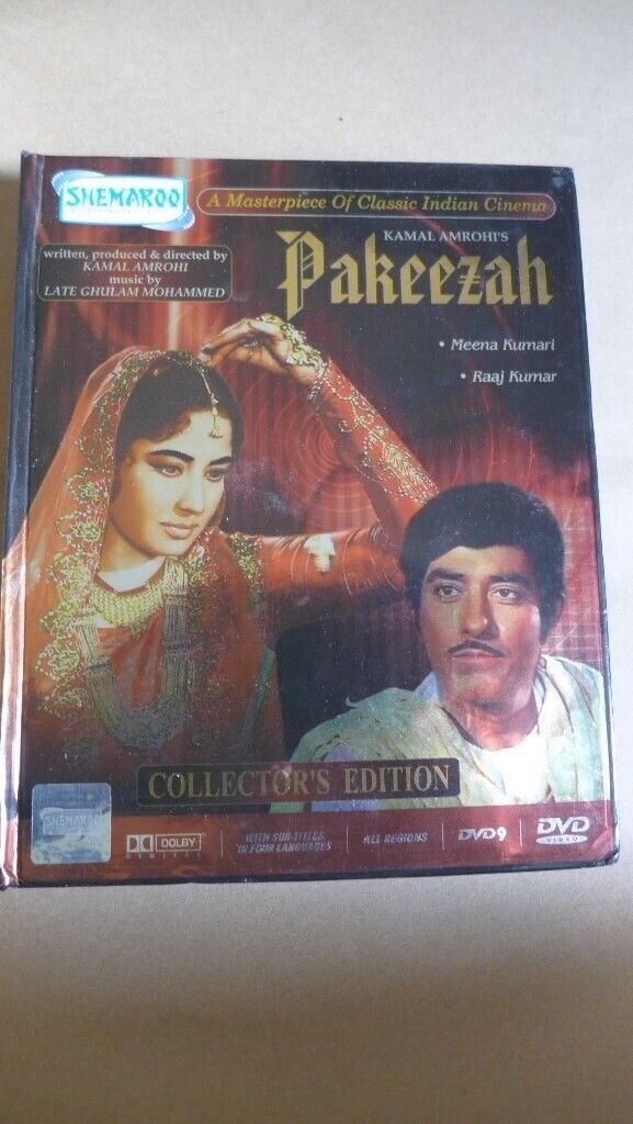 image for BOLLYWOOD movie DVD: Kamal Amrohi’s masterpiece Pakeezah. Rare COLLECTOR’S EDITION. All regions.