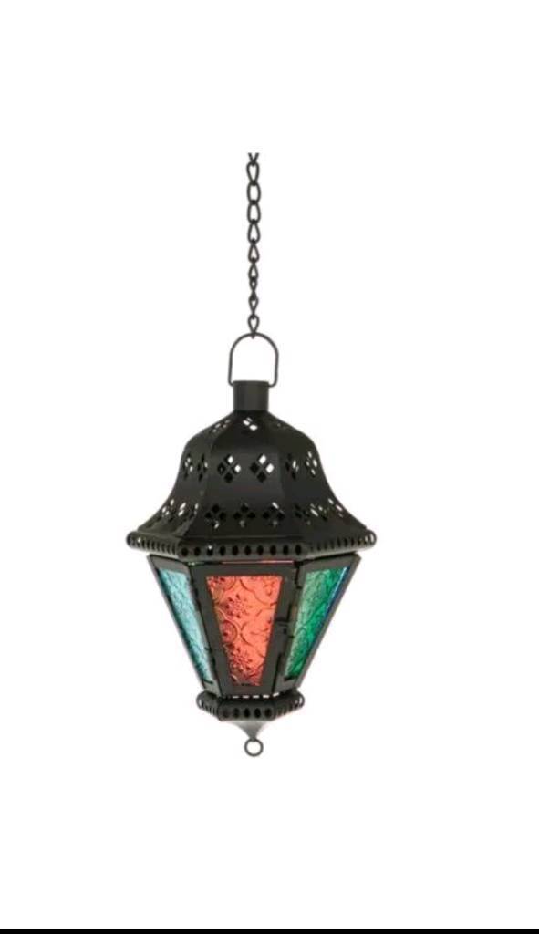 10 x Wholesale Black Ramadan Moroccan Arabian Indian Hanging Metal Lanterns We