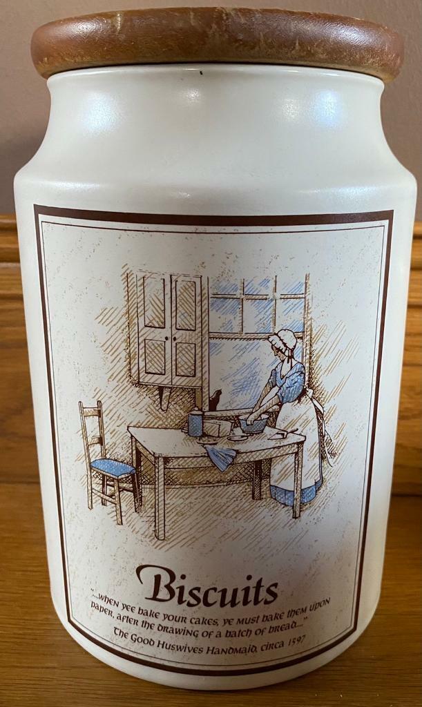 image for Vintage Cooks Workshop Dunoon Ceramics Stoneware Biscuit Jar
