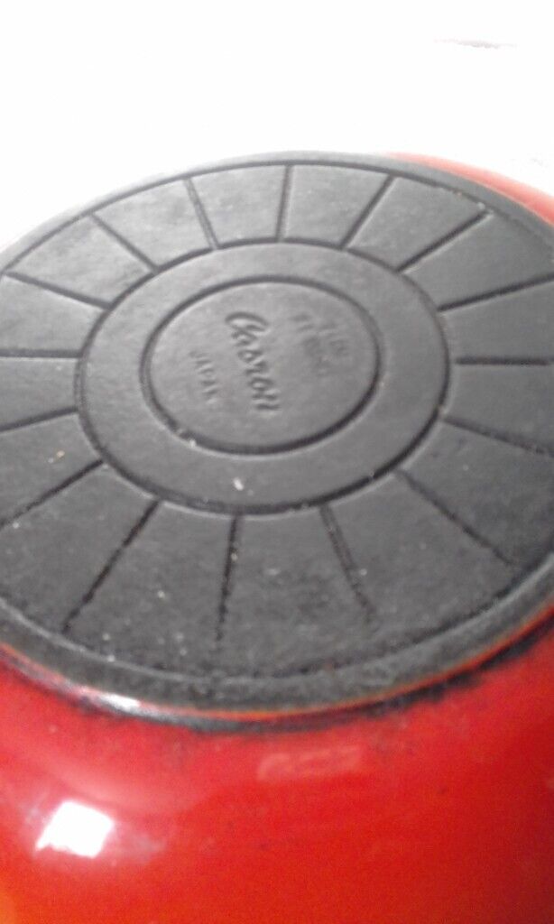 JAPANESE FLAME ORANGE SKILLET.9. 5"