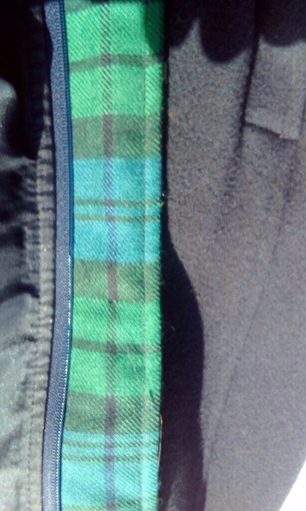 Ladies navy jacket. Size 16. Wool. Worn once.